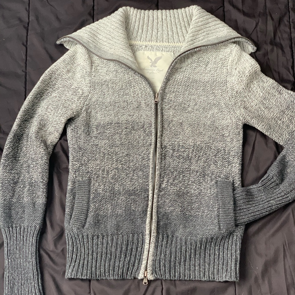 AE zippered sweater